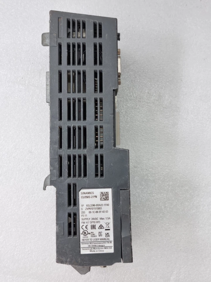 SIEMENS SINAMICS CONTROL UNIT CU250S-2 PN 6SL3246-0BA22-1FA0 FREE SHIP WORLDWIDE